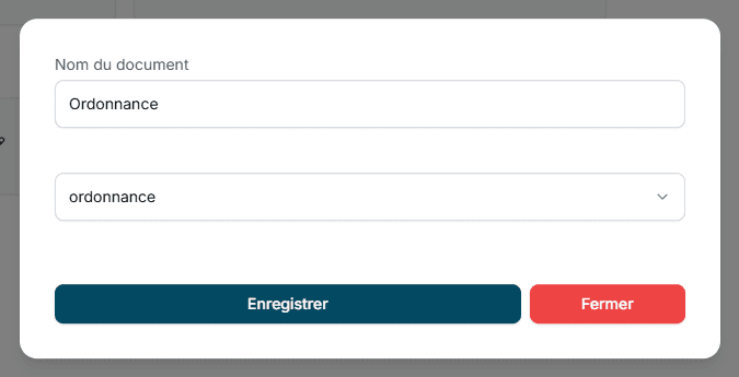Modification d'un document