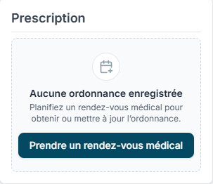 Bloc Prescription sans ordonnance